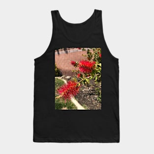 Red Flower Tank Top